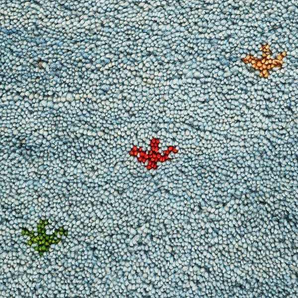 ラグ1畳半140×200cm手織りマットラグマットギャッベD20