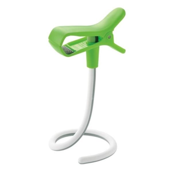 スマホスタンドスマホホルダークリップハユールまきまきクリップグリーン