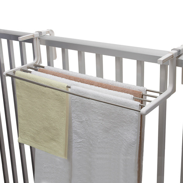 洗濯ハンガースペース活用手すりハンガー伸縮省スペース伸縮ハンガー