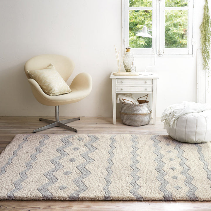 ラグ約1.5畳140×200cm防ダニ床暖ホットカーペット対応