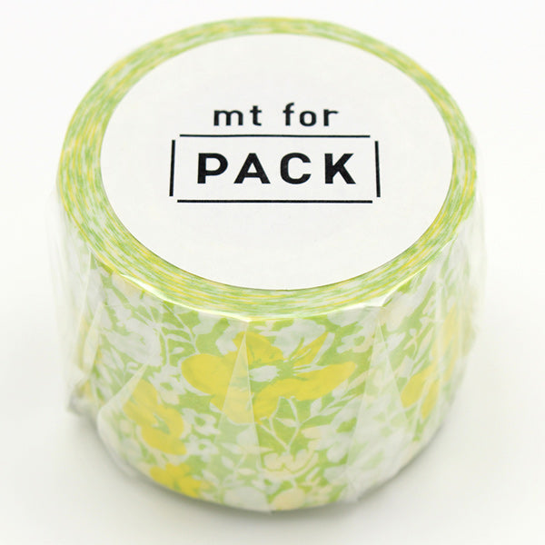 クラフトテープ粘着テープ幅広mtforPACK花柄幅45mm