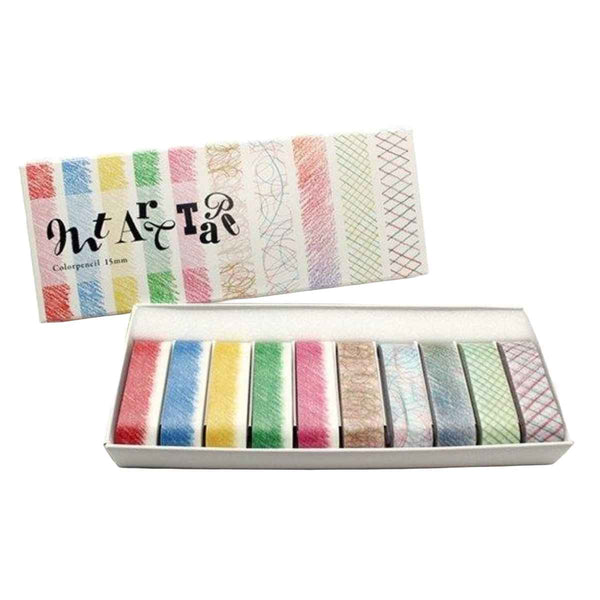 マスキングテープマステmtarttape色鉛筆15mm幅セット