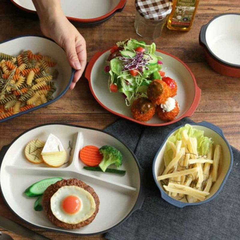 プレート22cm皿オベロおしゃれプラスチック食器日本製