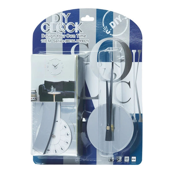 時計掛け時計DIYCLOCKシルバーウォールクロックアナログ