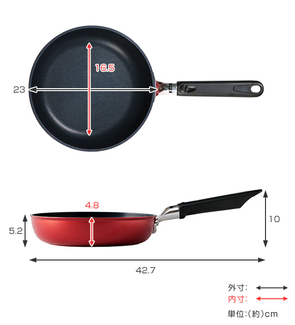 フライパン22cmガス専用ソーヴィ2年保証付き日本製UMIC