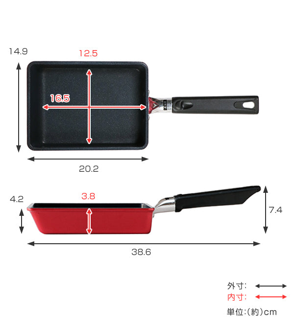 卵焼き器大ガス専用ソーヴィ2年保証付き日本製UMIC