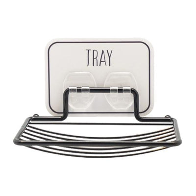 ソープディッシュ 石鹸置き ソープトレー 水切りトレイ オテル フック 粘着フック 壁 粘着 貼ってはがせる