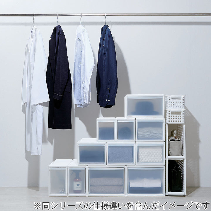 収納トレーワイドLプラスチック洗面台下収納日本製