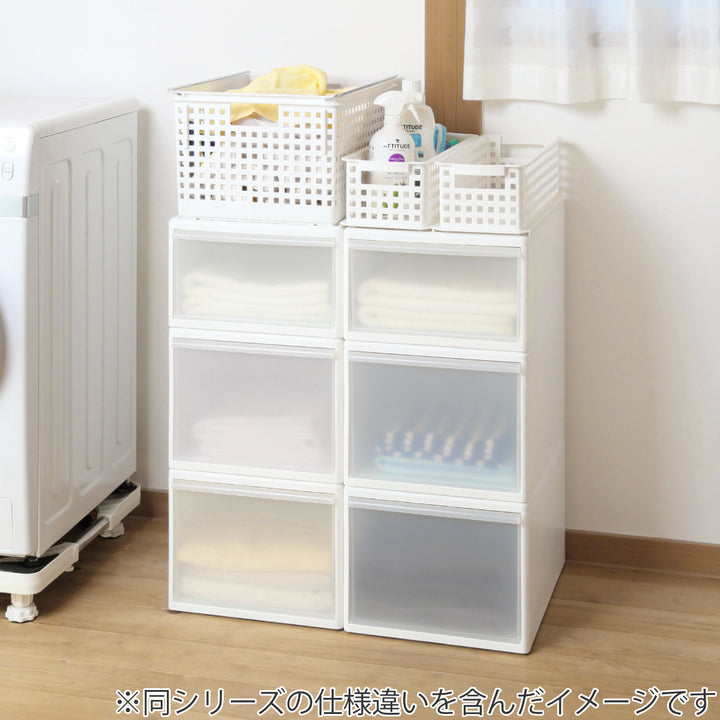 収納バスケットスリムSプラスチックバスケット収納日本製