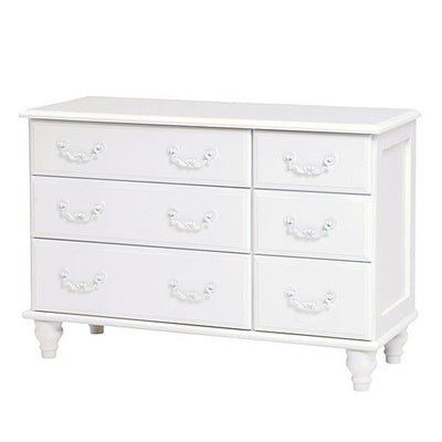 ローチェスト 3段2列 姫系 ロマンチック ろくろ脚 幅88cm