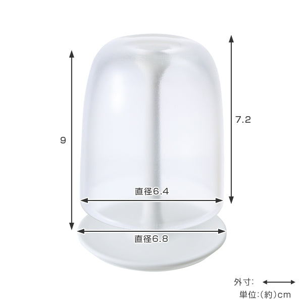 MARNAマーナコップスタンドセットうがい歯磨きプラスチック