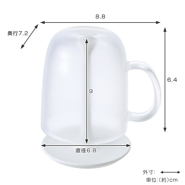 MARNAマーナコップ取っ手付きスタンドセットうがい歯磨きプラスチック