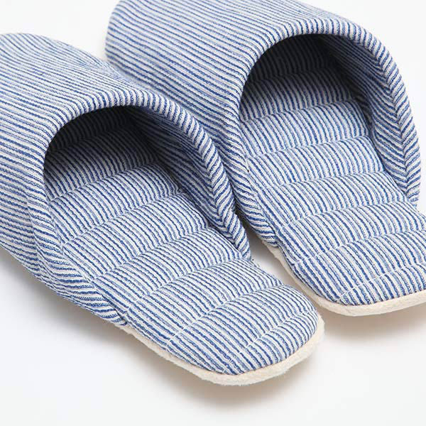 スリッパjyabjyab爽やかコットンリネンＬ洗える