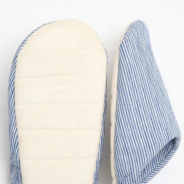 スリッパjyabjyab爽やかコットンリネンＬ洗える