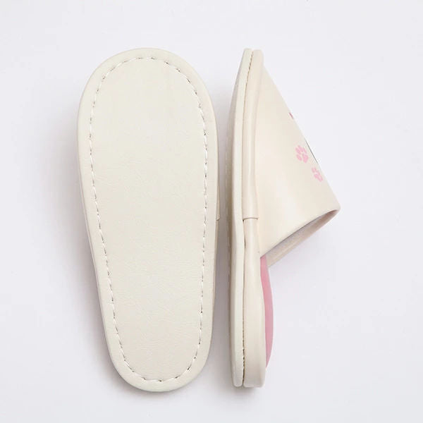 スリッパトイレスリッパふきふきシルエットねこスリッパ外縫いMネコ