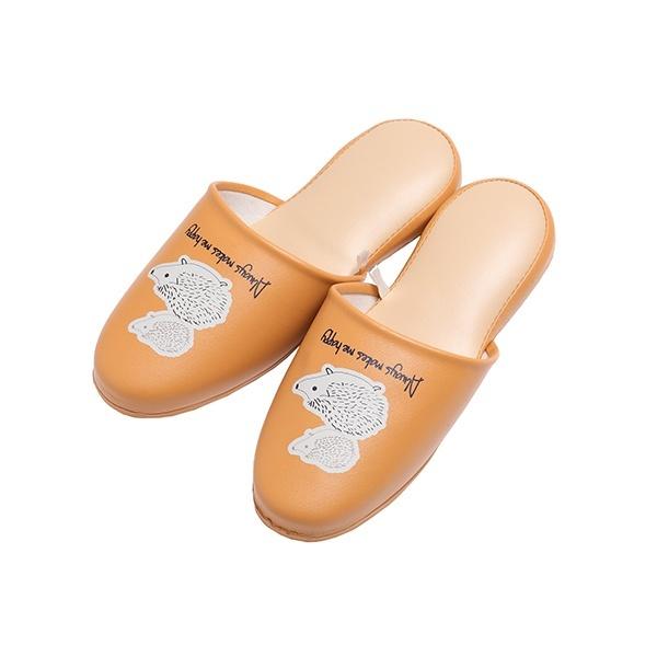 スリッパトイレスリッパふきふきハリネズミスリッパ吊り込みM