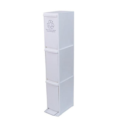 ゴミ箱 分別 ダストボックス 30L 3段 幅21cm 日本製