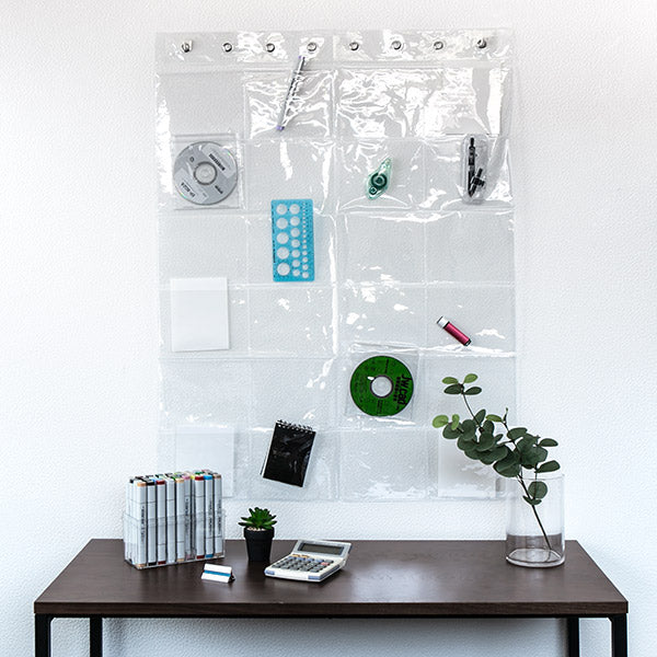 ウォールポケット HPクリアウォールポケット 24ポケット クリア – ハウジー