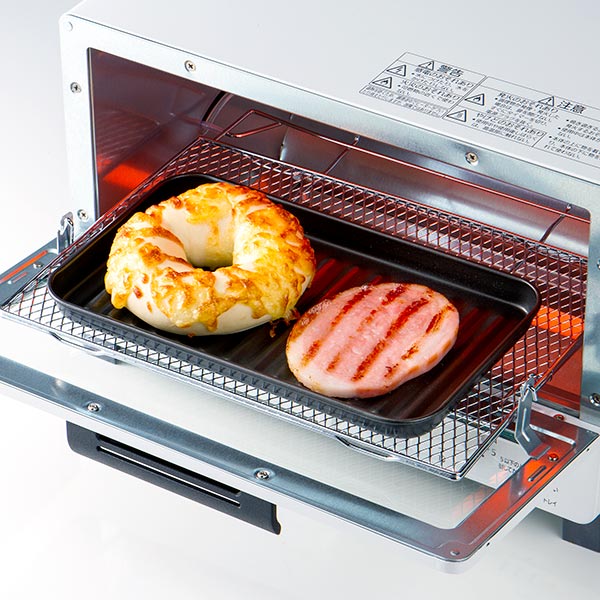 トースタートレー大角型デュアルプラスフッ素加工日本製オーブントースタートレー
