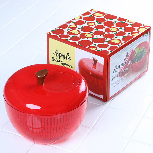 アップルサラダスピナー野菜水切り器りんご型グリーン
