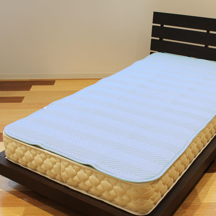 ベッドパッドダブル洗える日本製敷きパッド