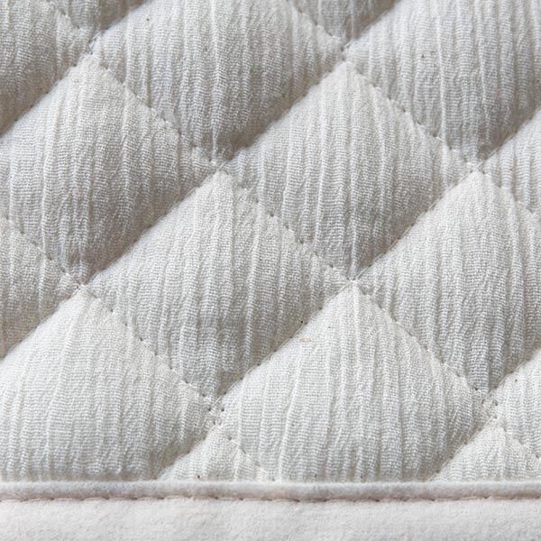 敷きパッドシングル高島ちぢみ無漂白無着色綿100％日本製