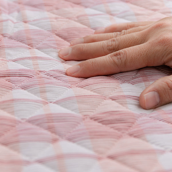 敷きパッドシングル高島ちぢみ冷感綿100％日本製