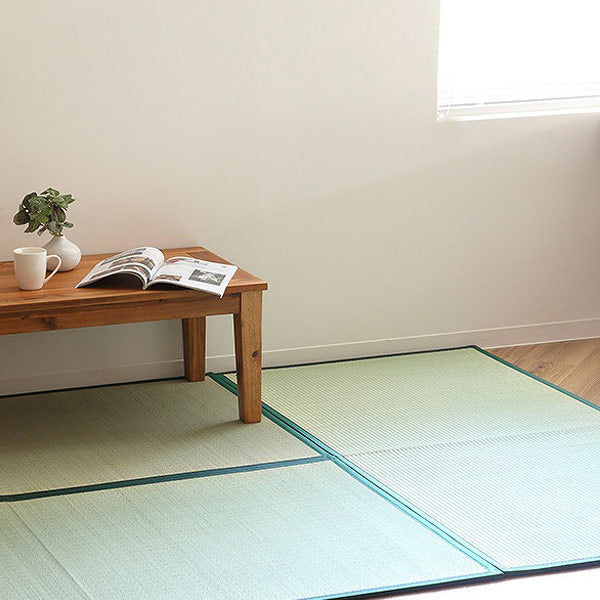 畳国産ユニット畳い草畳マット蒼約85×170cm6枚セット二つ折りい草4層6畳