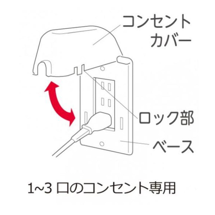 コンセントカバー赤ちゃんフルカバー安全対策シンプル