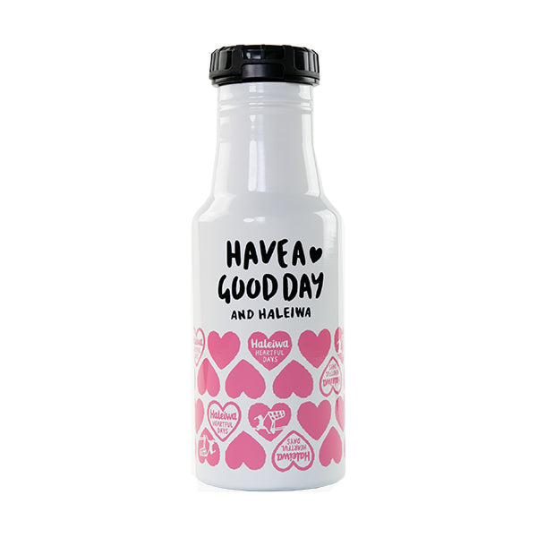 水筒ステンレスマグボトルロッコワンタッチボトル500mlハートホワイト