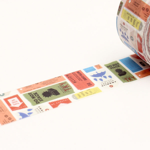 クラフトテープ粘着テープ幅広mtforPACKケアタグ幅25mm