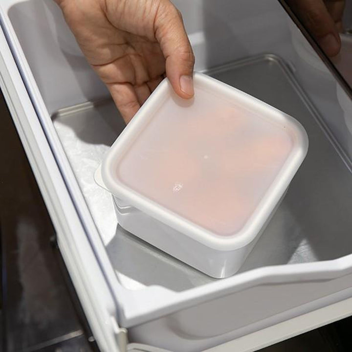 保存容器1.1L猫柄角型PFFNECOスクエアストッカーM樹脂製