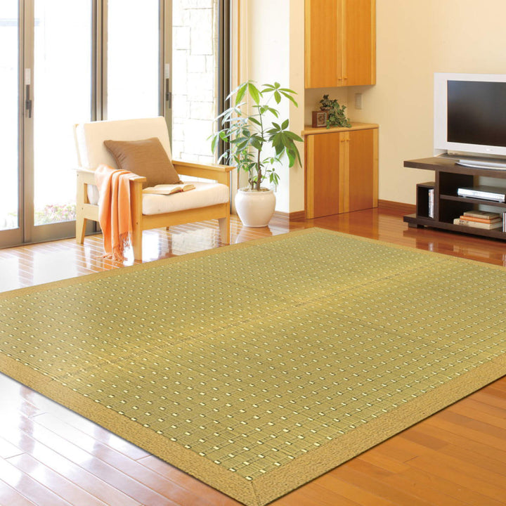 畳い草ラグ吉兆191×1912畳滑り止め有りい草畳マットナチュラル