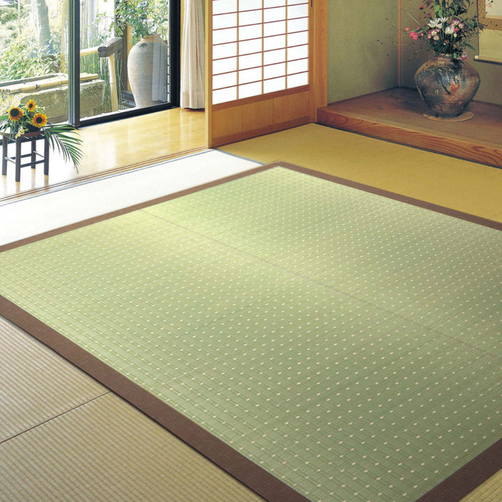 畳い草ラグ吉兆191×1912畳滑り止め有りい草畳マットナチュラル