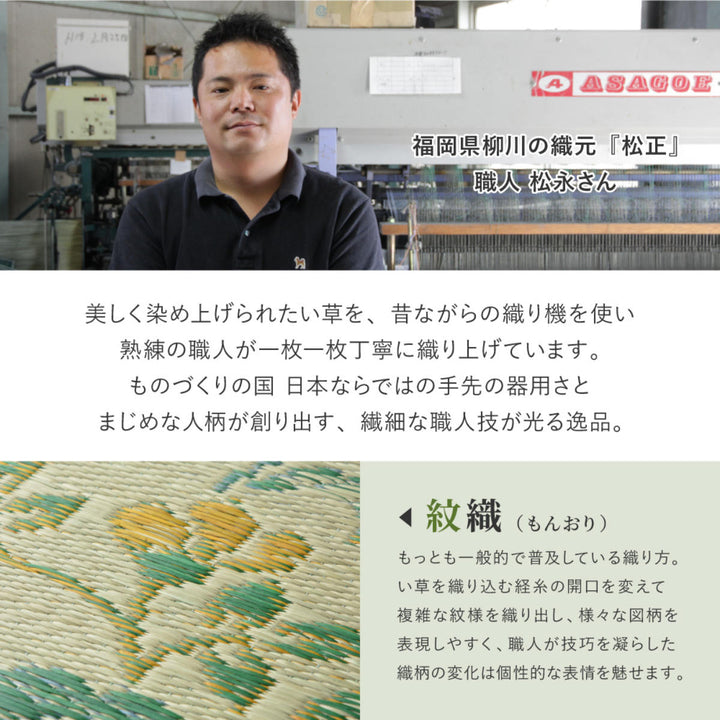 畳い草ラグエンペラー200×2503畳滑り止め有りい草畳マット