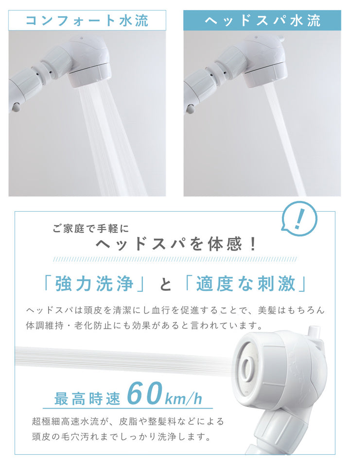 シャワーヘッド節水3DearthshowerHeadSPAスリーディ・シャワーヘッドスパ