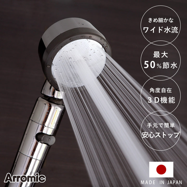 シャワーヘッド節水3DshowerPREMIUMスリーディ・シャワープレミアム