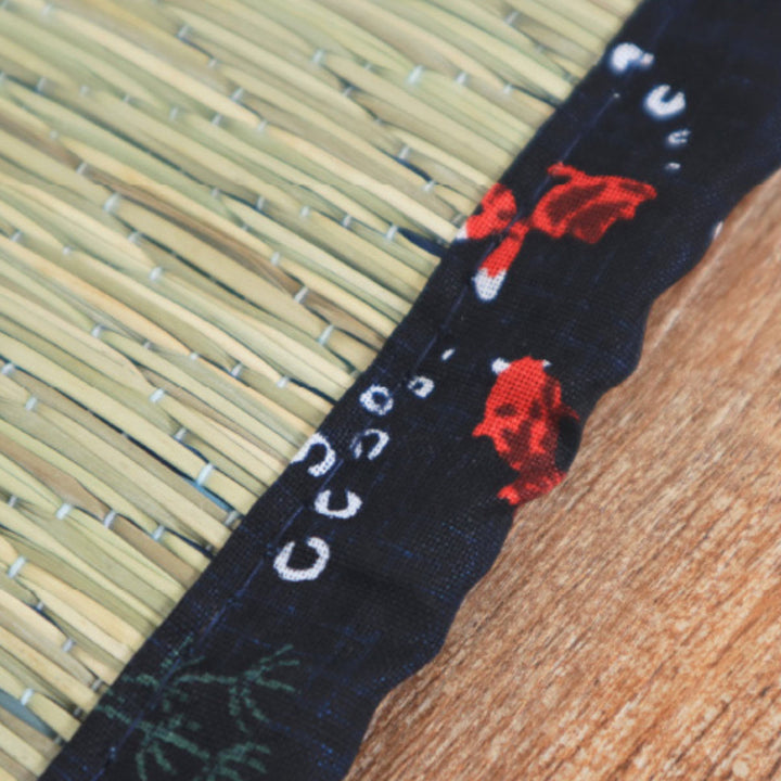 ラグい草ラグ176×176cm約2畳薄手ござ裏貼り涼水