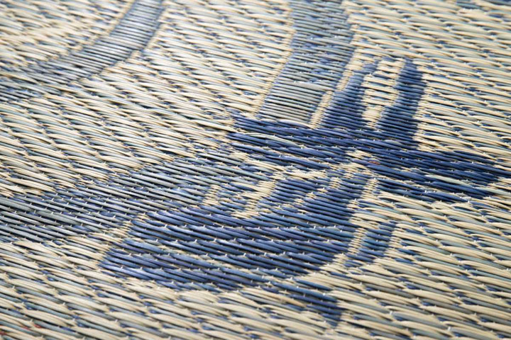 ラグい草ラグ176×230cm約2.5畳薄手ござ裏貼り涼水