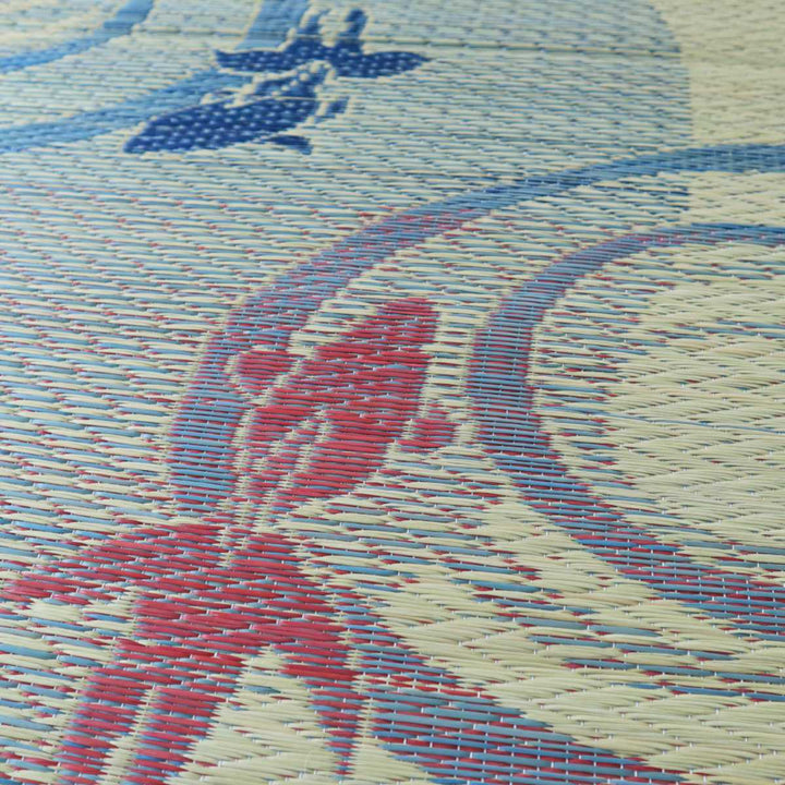 ラグい草ラグ176×230cm約2.5畳薄手ござ裏貼り涼水