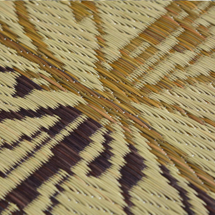 ラグい草ラグ191×250cm約3畳薄手ござ裏貼りフェアリーブルー