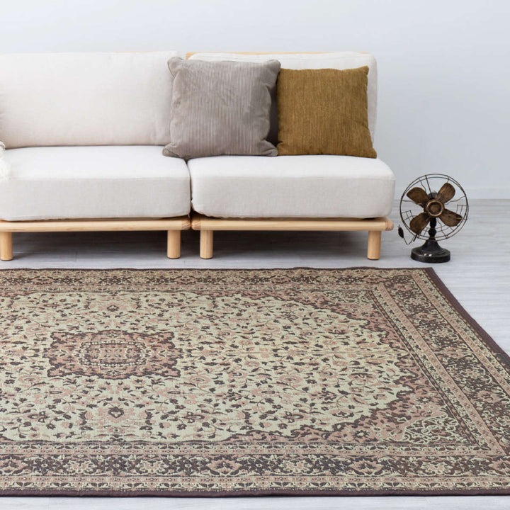 ラグい草ラグ191×250cm約3畳薄手ござ裏貼りコンチェルトブルー