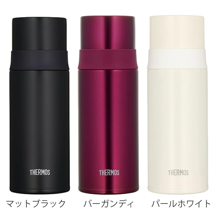 水筒サーモス（thermos）ステンレススリムボトルコップ付きFFM-351350mlマットブラック