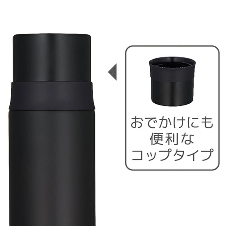 水筒サーモス（thermos）ステンレススリムボトルコップ付きFFM-351350mlマットブラック