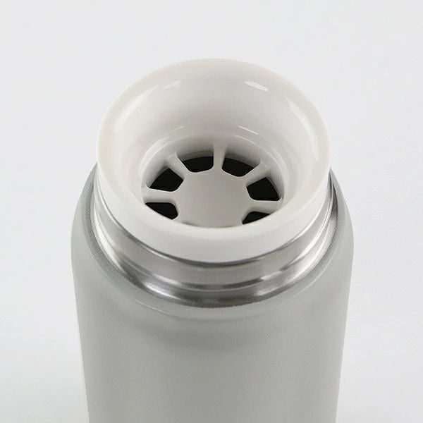 水筒鏡付きステンレスマグボトルミラーマグボトル480mlマットブルー