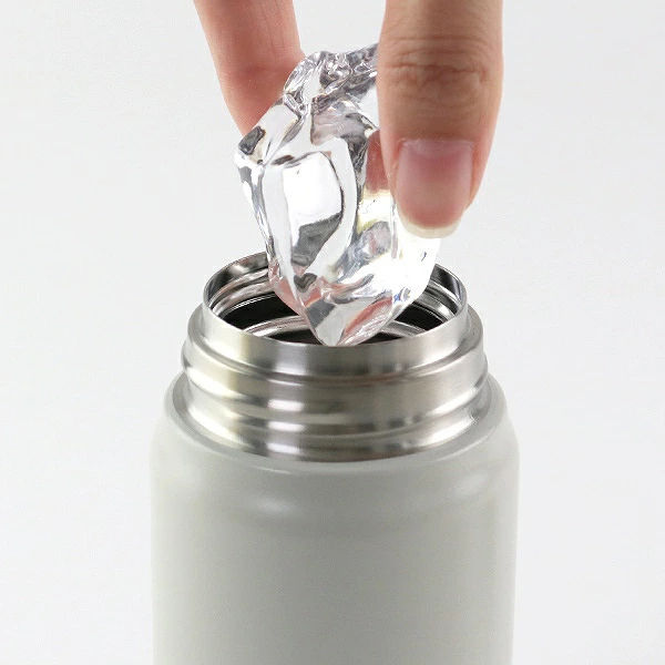 水筒鏡付きステンレスマグボトルミラーマグボトル480mlマットブルー