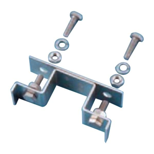 リブ標識用取付けバンド 角ポール 両面用 金具500K－W