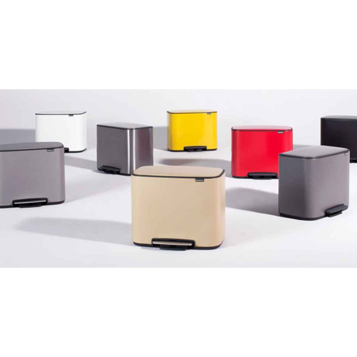 brabantiaゴミ箱BoペダルビンFFPマット3×11Lダストボックスブラバンシア