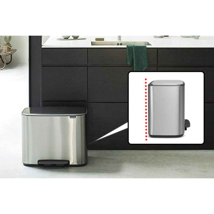 brabantiaゴミ箱BoペダルビンFFPマット3×11Lダストボックスブラバンシア