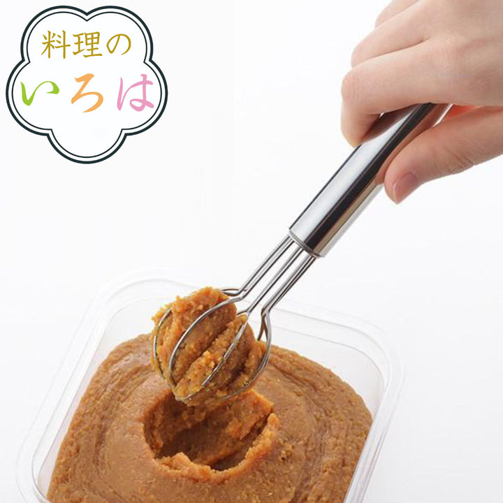 みそこし料理のいろはお味噌はかりマドラーステンレス日本製